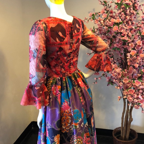 California Calliope Dresses Vintage California Calliope Maxi Dress